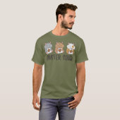 ハムスター スクワッド 面白いハムスター チーム ネズミ Tシャツ (正面フル)