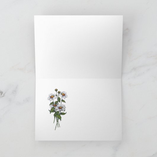 ハムスター、デイジー感謝してい: A Million：アートワーク サンキューカード (内部)