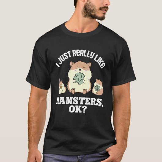 ハムスター・ハムスター Tシャツ (正面)