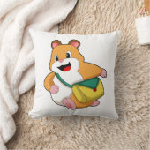 ハムスター+バッグ.PNG クッション (ブランケット)