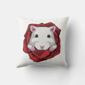 ハムスター(バラ) クッション (裏面)