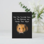 ハムスター ポストカード (スタンド正面)