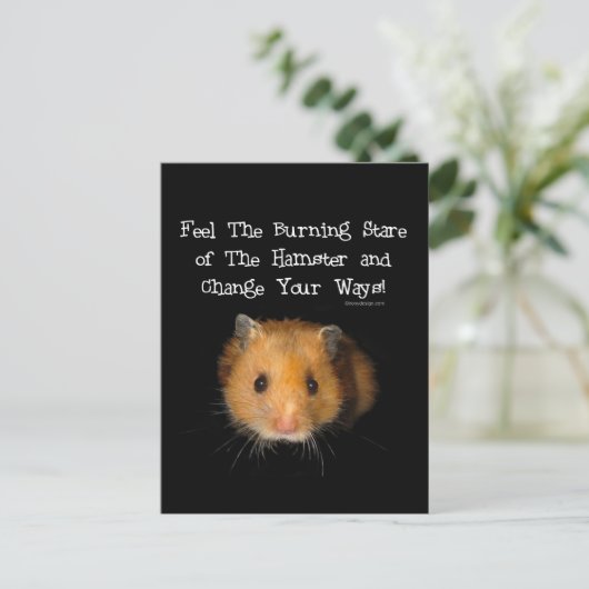 ハムスター ポストカード (スタンド正面)