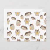 ハムスター ポストカード (正面/裏面)