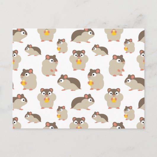 ハムスター ポストカード (正面)