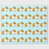 ハムスター ラッピングペーパー (フラット)