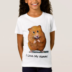 ハムスター、私は私のHammy子供のワイシャツを愛します Tシャツ