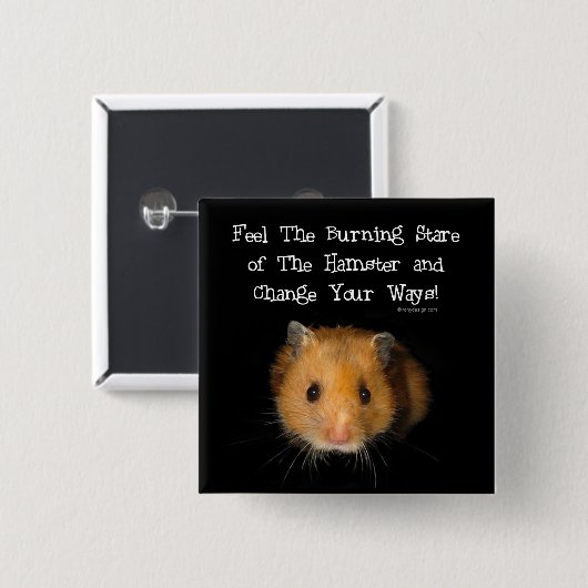 ハムスター 缶バッジ (正面&裏面)