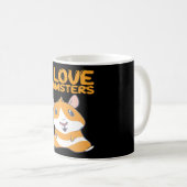 ハムスター – I Love Hamsters コーヒーマグカップ (正面右)