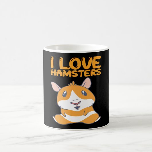 ハムスター – I Love Hamsters コーヒーマグカップ (中央)