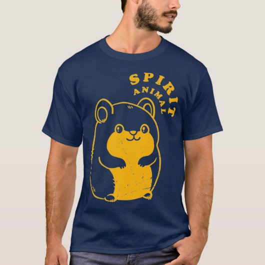 ハムスター – Spirit Animal クール Hamster Tシャツ (正面)