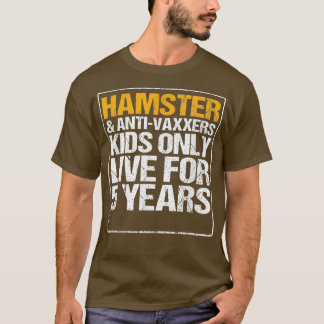 ハムスターAnit Vaxxersライブ5年間のギフトおもしろい Tシャツ