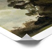 ハムステッドの風景、木と嵐の雲， c.1 ポスター (角)