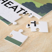 ハムステッド・ヒース・ロンドン旅行ポスター。 ジグソーパズル (側面)