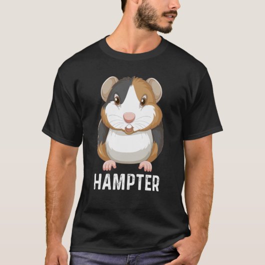 ハムターハムスター衣装ハムスター引用文 Tシャツ (正面)