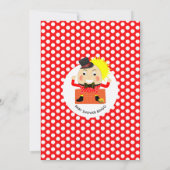 ハムティ・ダンプティの童謡 赤ちゃんの歓迎会 ビンゴゲーム 招待状 (裏面)