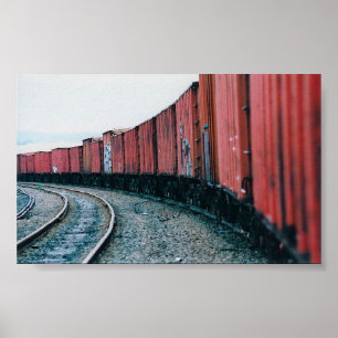 ハムデン電車のヤード ポスター