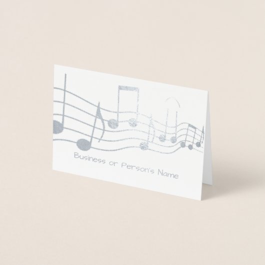 ハムバイWG ミュージック グラフィック パーソナライズド 箔カード (正面)