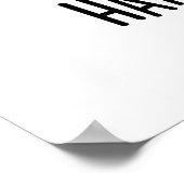 ハムパーガー猫おもしろいハンバーガープリン ポスター (角)