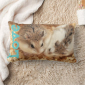 ハムビル – ハムスターの愛 ランバークッション (ブランケット)