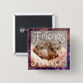 ハムビル – ハムスター最高のフレンズフォーエバー 缶バッジ (正面&裏面)