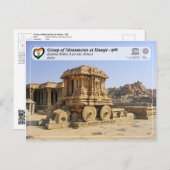 ハムピ記念碑のグループ – カリナ・ラサ ポストカード (正面/裏面)