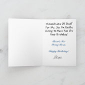 ハムフェストハム誕生日カスタマイズカード！ カード (内部)