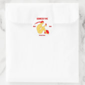 ハムマーストンバンドステッカー ラウンドシール (バッグ)