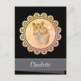 ハムミクリスマスハムスタークリスマス シーズンポストカード