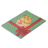 ハムミクリスマスハムスタークリスマス ノートブック (左側)