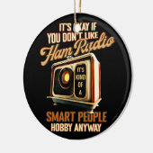 ハムラもしジオの人が好きじゃないよ頭が切れるう セラミックオーナメント (左)