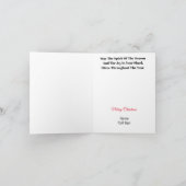 ハムラジオオペレータゴールデンアイコンクリスマスカード カード (内部)