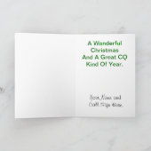 ハムラジオクリスマスツリーグリーティングカード シーズンカード (内部)