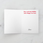 ハムラジオサンタアイコンクリスマスカード カード (内部)