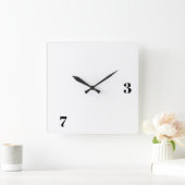 ハムラジオスクエア73時計 スクエア壁時計 (ホーム)