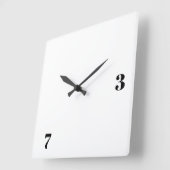 ハムラジオスクエア73時計 スクエア壁時計 (傾斜)