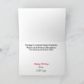 ハムラジオナツクラッカークリスマスカード カード (内部)