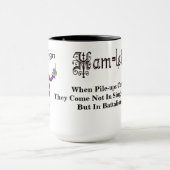 ハムラジオハムハレットパイル – アップバタリオンズ引用文マグ マグカップ (中央)