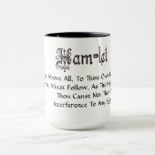 ハムラジオハムレット引用文「Be True」リドンマグ マグカップ (中央)