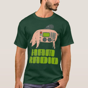 ハムラジオピグ – アマチュア無線オペレーター Tシャツ