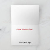 ハムラジオロマンチック88バレンタインカード シーズンカード (内部)