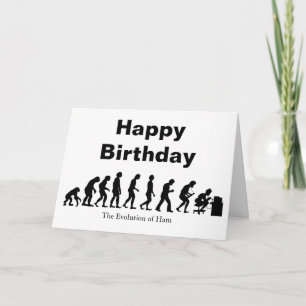 ハムラジオ・エボリューション誕生日カスタマイズカードイット! カード