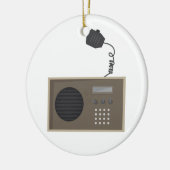 ハムラジオ セラミックオーナメント (左)