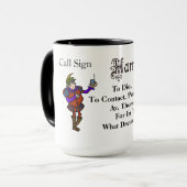 ハムラジオ ハムレット 名言 寝るために死ぬ マグカップ (正面左)