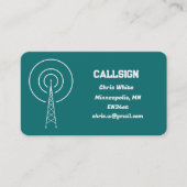 ハムラジオ 名刺 (正面)