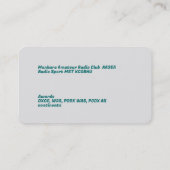 ハムラジオ 名刺 (裏面)