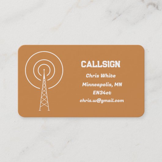 ハムラジオ 名刺 (正面)