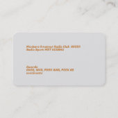 ハムラジオ 名刺 (裏面)