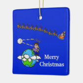 ハムラジオEMEクリスマスオーナメント セラミックオーナメント (左)