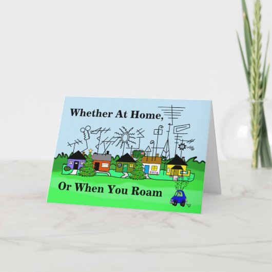 ハムラジオHOA &モバイルリグクリスマスカード シーズンカード (正面)